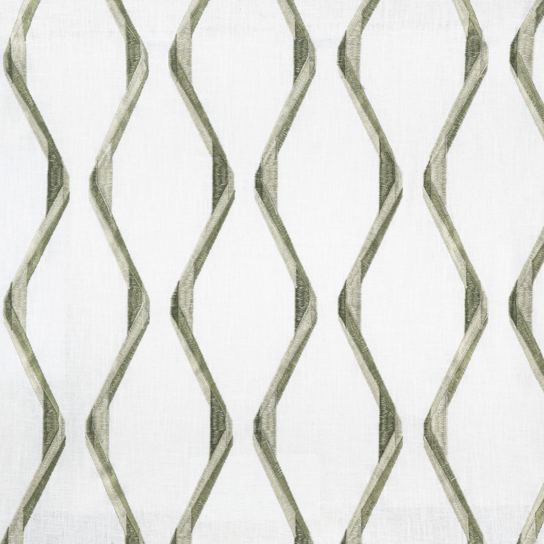Lacing # 606 Oregano by Maxwell Designer Fabric Color Theory-Vol. X Juniper 70% COTTON 25% POLYESTER 5% LINEN EMB. - 100% RAYON INDIA V-7.5" H-5" 54" - Swanky Fabrics -