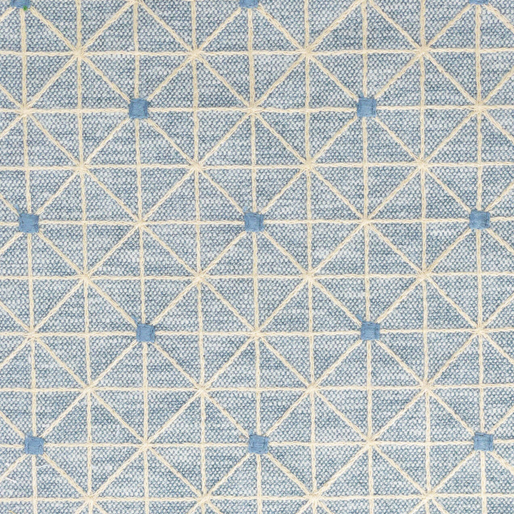 Lucille 3 Harbor by Stout Fabric Stout Fabric Lucille 3 HarborFabric RAINBOW LIBRARY BREEZE/AEGEAN 71%POL 29%COT %REMB INDIA </p><p>Repeat: H: 3.250, V: 3.250 52 in - Fabric Carolina -