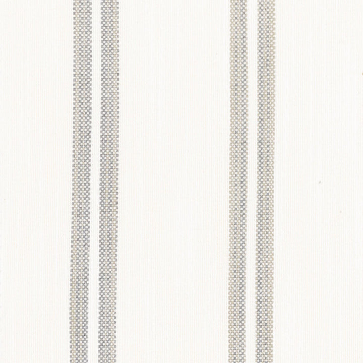 Lucy 3 Pongee by Stout Fabric JUST STRIPES NATURAL/CHARCOAL 64%POL 33%COT 2%SVI 1%LIN USA CATB 117-2013 MARTINDALE WEAR TEST (35 000 CIRCULAR RUBS) Horizontal: 0.000 and Vertical: 5.000 54 in - Fabric Carolina -