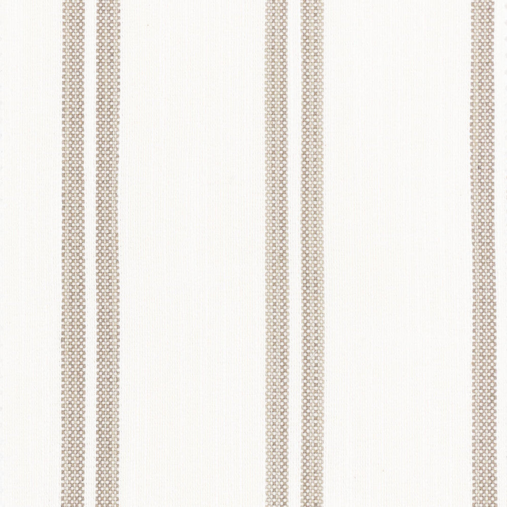 Lucy 6 Mushroom by Stout Fabric JUST STRIPES NATURAL/CHARCOAL 64%POL 33%COT 2%SVI 1%LIN USA Horizontal: 0.000 and Vertical: 5.000 54 in - Fabric Carolina -