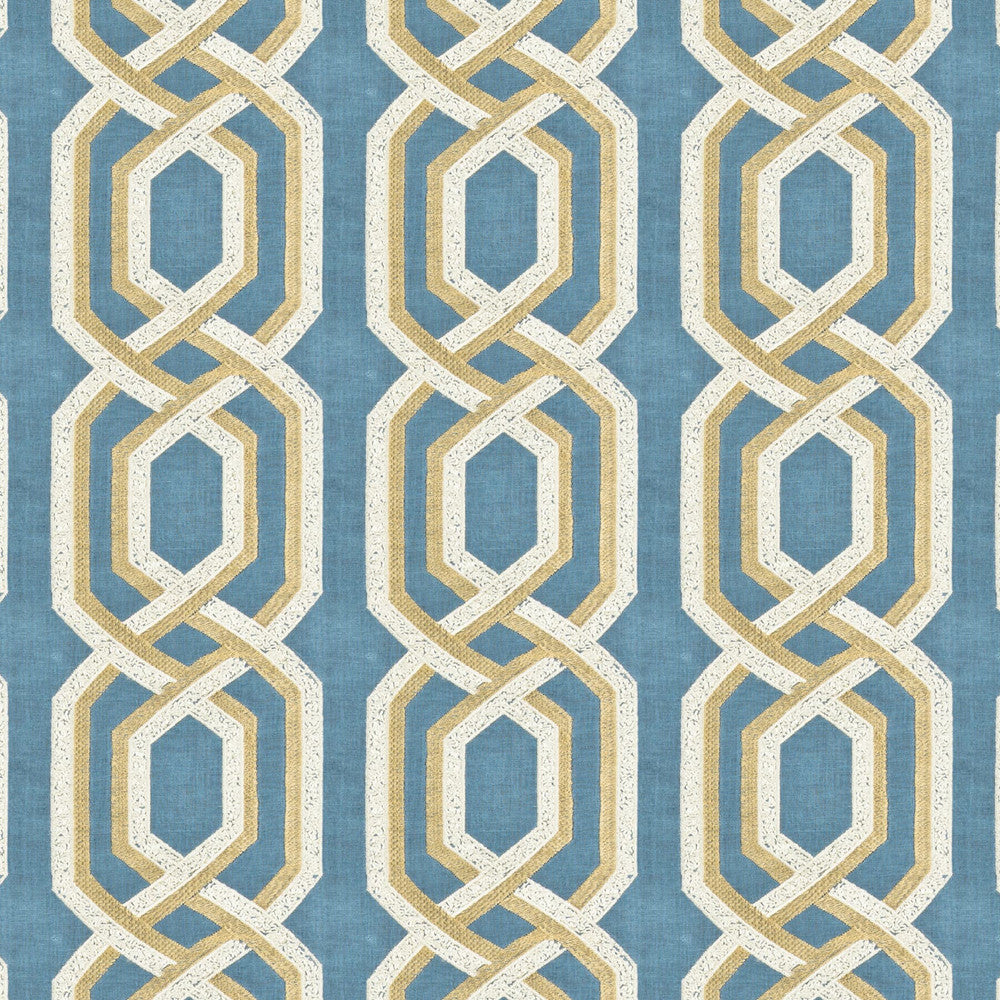 Luffing 1 Colonial by Stout Fabric RAINBOW LIBRARY OCEAN/FEDERAL 100%LIN %BEMB INDIA </p><p>Repeat: 7.625 49 in - Fabric Carolina -