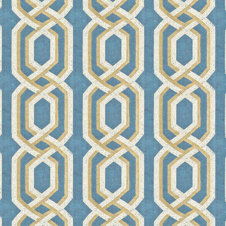 Luffing 1 Colonial by Stout Fabric RAINBOW LIBRARY OCEAN/FEDERAL 100%LIN %BEMB INDIA </p><p>Repeat: 7.625 49 in - Fabric Carolina -