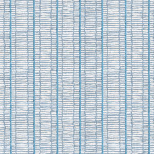 Lugano Ivory Blue by Norbar Fabric PRISM SEAVIEW 65% COTTON - 30% POLYESTER INDIA 14 3/4"V 13 1/2"H 52 - Fabric Carolina -