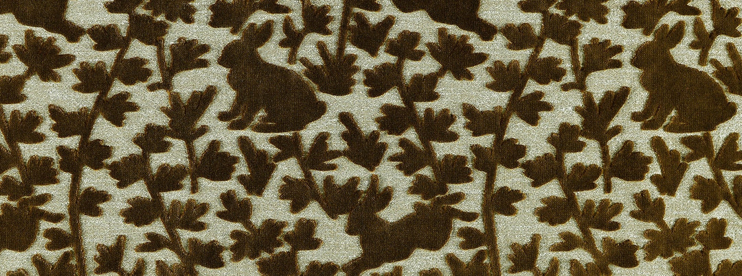 Luv Bunny 41 Cognac by Covington Designer Fabric