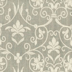 Luxury Sterling 941 by Norbar Fabric See Sample 83% VISCOSE 17% LINEN INDIA 50,000 WYZENBEEK 9"V 13"H 55 - Fabric Carolina -