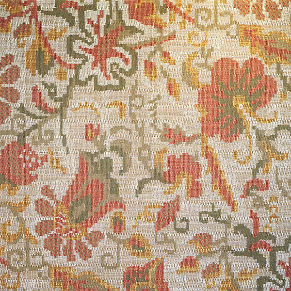 Moldavia/Stone Terracotta 0002-001 by Old World Weavers Fabric 45% COTTON 40% VISCOSE 15% LINEN ITALY MEDIUM DUTY Horizontal: 36.25" and Vertical: 27.5" 55" - Fabric Carolina -