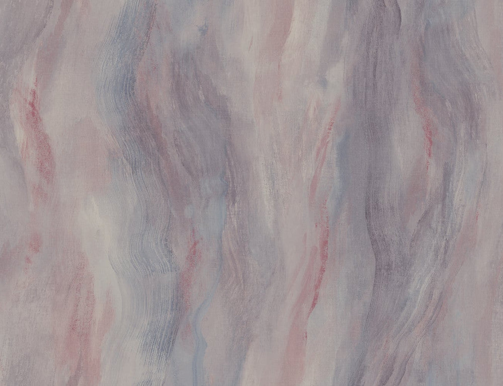 Smoke Texture Embossed Vinyl Bluestone and Rosewood by Seabrook Wallpaper Living with Art United States 60.53 20.87" 27" - Fabric Carolina -