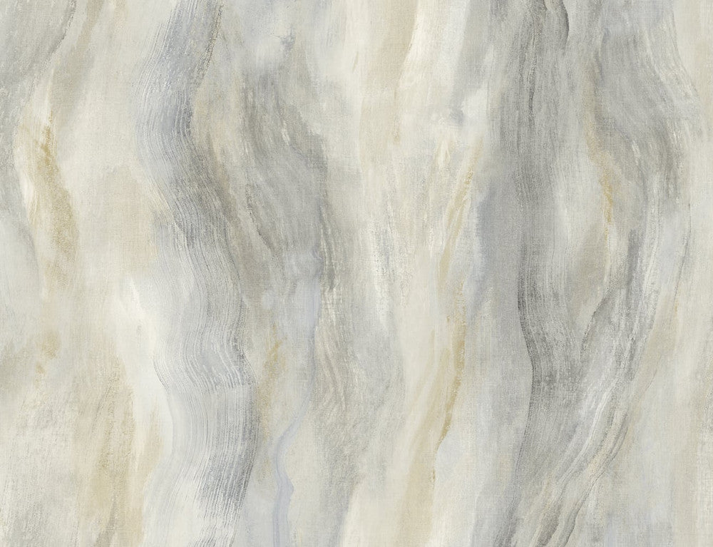 Smoke Texture Embossed Vinyl Morning Snowfall by Seabrook Wallpaper Living with Art United States 60.53 20.87" 27" - Fabric Carolina -