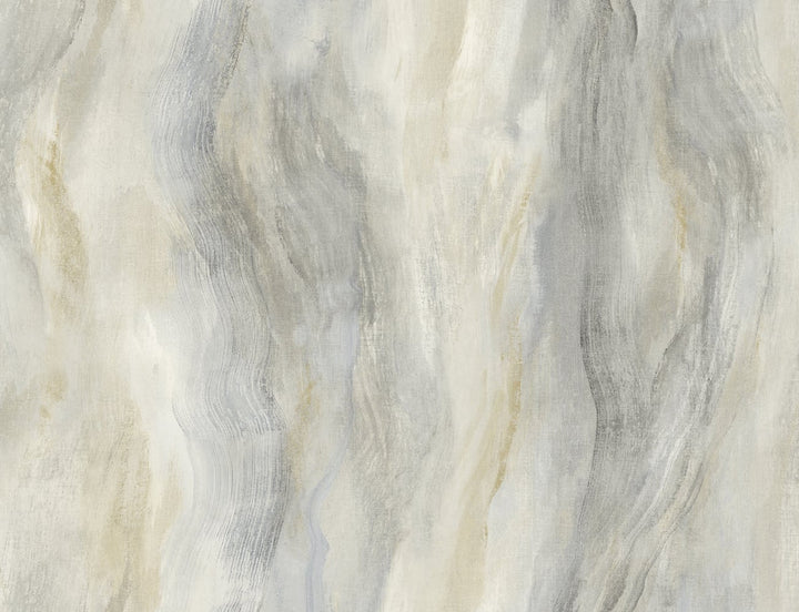 Smoke Texture Embossed Vinyl Morning Snowfall by Seabrook Wallpaper Living with Art United States 60.53 20.87" 27" - Fabric Carolina -