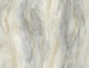 Smoke Texture Embossed Vinyl Morning Snowfall by Seabrook Wallpaper