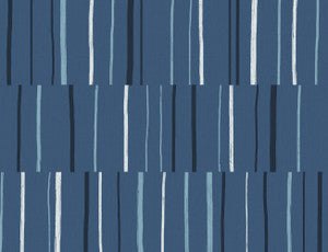 Block Lines Blueberry, Midnight, and Blue Skies by Seabrook Wallpaper