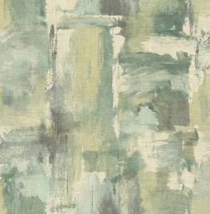 Dry Brush Faux Everglades and Moss Green by Seabrook Wallpaper
