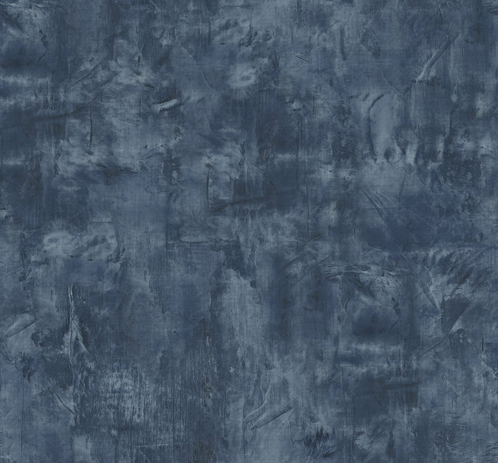 Rustic Stucco Faux Denim Blue by Seabrook Wallpaper Living with Art United States 60.53 25.2" 27" - Fabric Carolina -