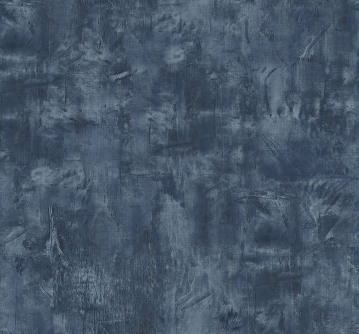 Rustic Stucco Faux Denim Blue by Seabrook Wallpaper Living with Art United States 60.53 25.2" 27" - Fabric Carolina -