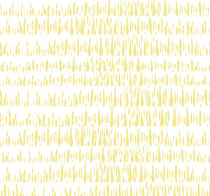 Brush Marks Buttercup and White by Seabrook Wallpaper