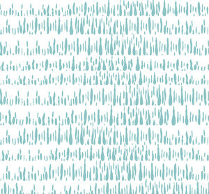 Brush Marks Teal and White by Seabrook Wallpaper