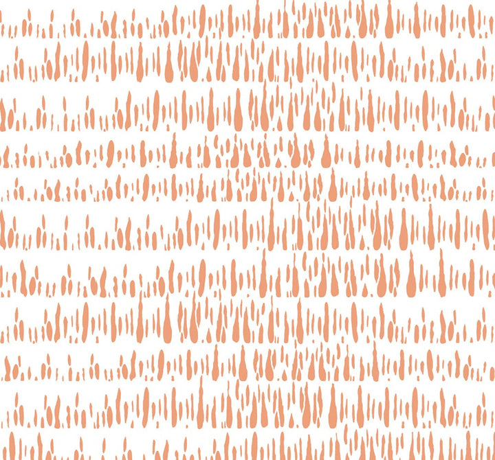 Brush Marks Orangesicle by Seabrook Wallpaper Living with Art United States 60.53 25.2" 27" - Fabric Carolina -