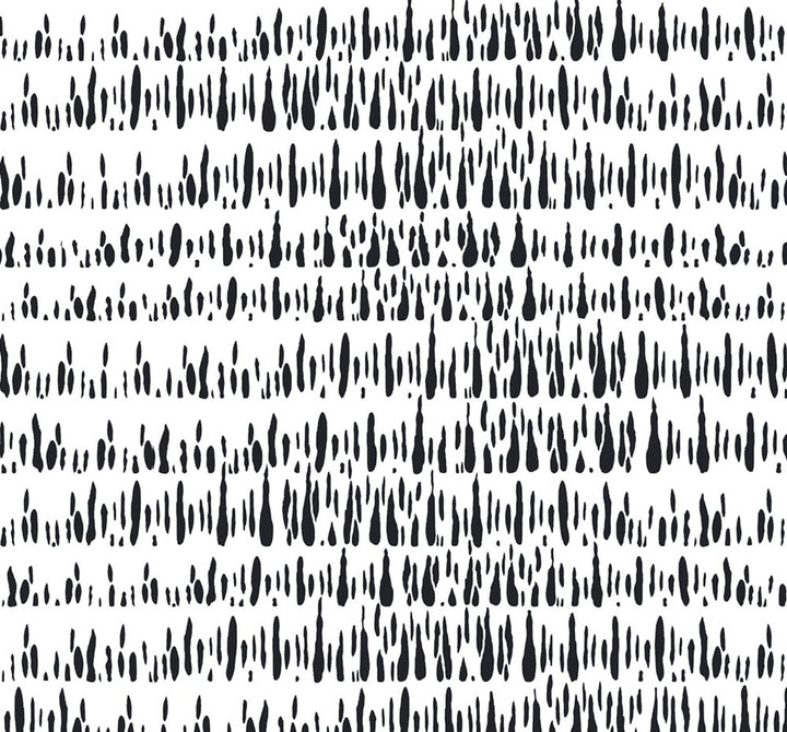 Brush Marks Fabric Black and White by Seabrook Wallpaper Living with Art United States 13.5 25.2" 3" - Fabric Carolina -