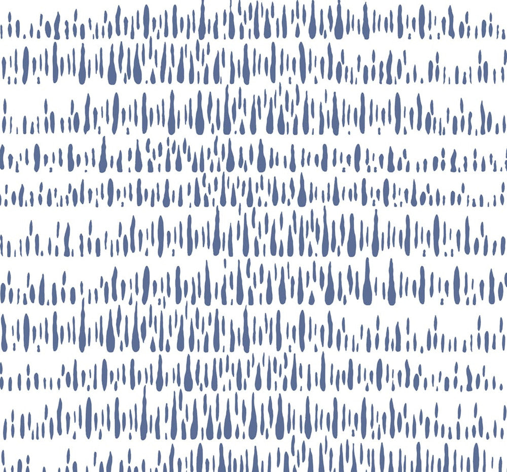 Brush Marks Fabric Navy and White by Seabrook Wallpaper Living with Art United States 13.5 25.2" 3" - Fabric Carolina -
