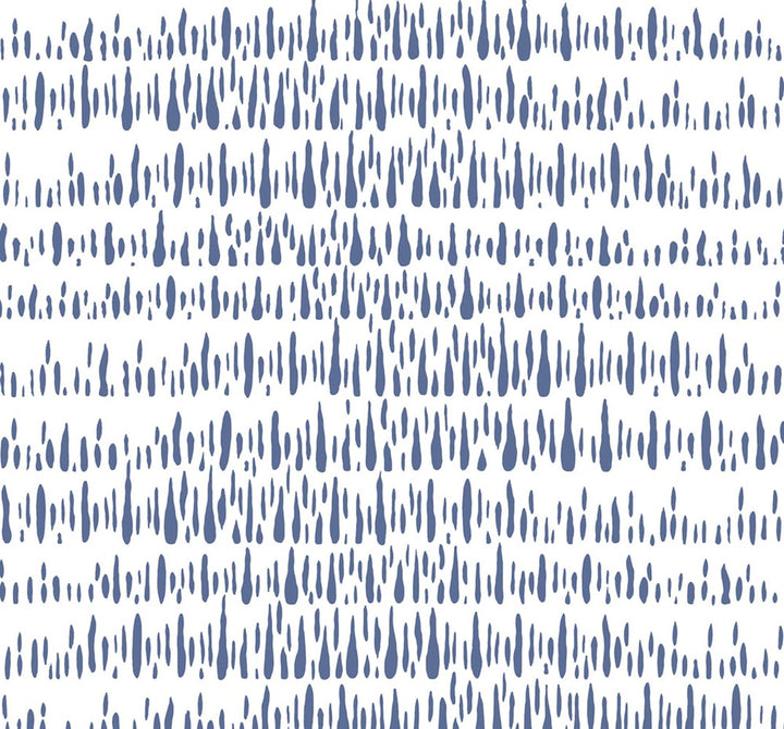 Brush Marks Fabric Navy and White by Seabrook Wallpaper Living with Art United States 13.5 25.2" 3" - Fabric Carolina -