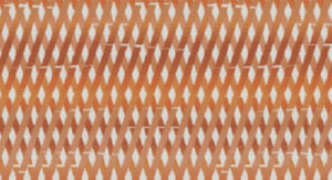 Lydia Tangerine 26 by Norbar Designer Fabric DEL SOL 100% SOLUTION DYED ACRYLIC GERMANY 14 1/6"V - 14"H 54" - Swanky Fabrics -