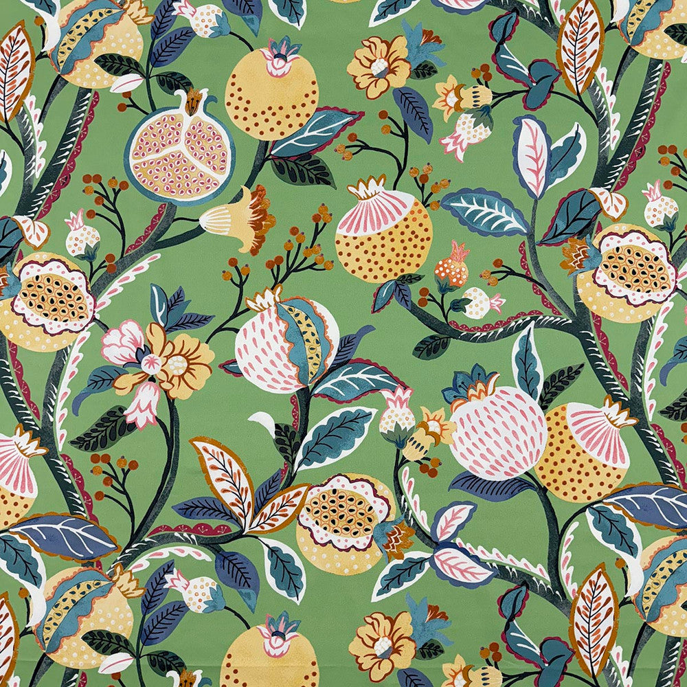 Lyra Green by Magnolia Fabric - 100% Mercerized Cotton India 70 Horizontal: 27.5 and Vertical: 26.5 54 - Fabric Carolina -
