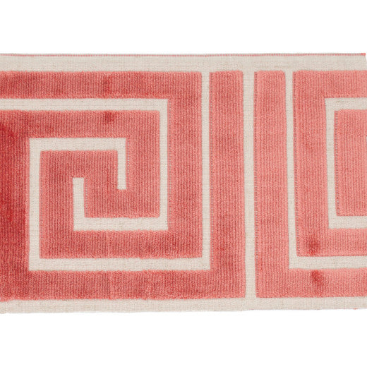 Labyrinth - Flamingo by Europatex Fabric Labyrinth 100% Polyester China See Sample Horizontal: N/A and Vertical: N/A 7.00 inches  - Fabric Carolina -