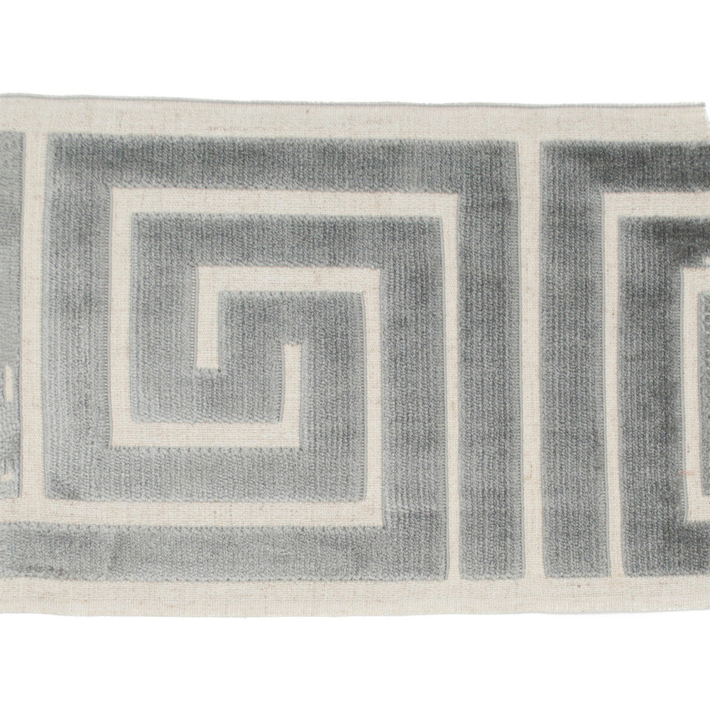 Labyrinth Gray by Europatex Fabric Labyrinth 100% Polyester 7.00 inches - Fabric Carolina -