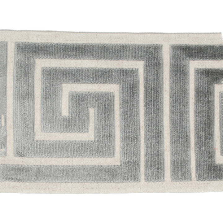 Labyrinth Gray by Europatex Fabric Labyrinth 100% Polyester 7.00 inches - Fabric Carolina -