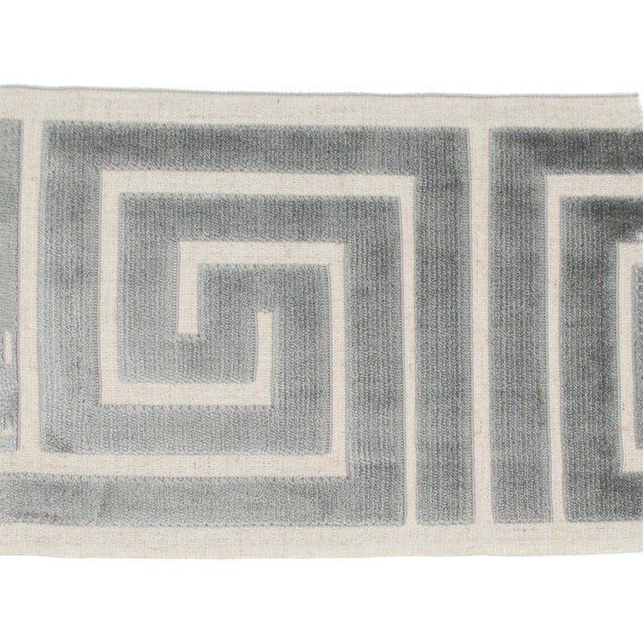 Labyrinth Gray by Europatex Designer Fabric Labyrinth 100% Polyester 7.00 inches - Swanky Fabrics -