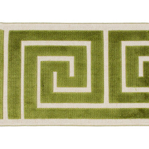 Labyrinth Lime by Europatex Fabric
