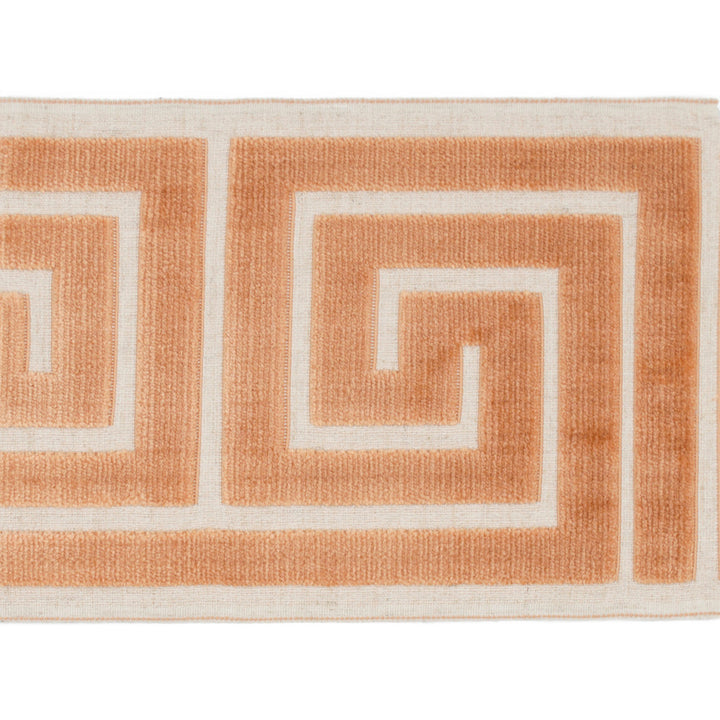 Labyrinth Terracotta by Europatex Fabric Labyrinth 100% Polyester 7.00 inches - Fabric Carolina -