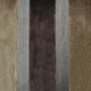 Lara's Velvet Stripe Mink by Europatex Fabric