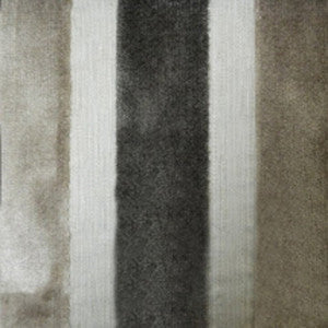 Lara's Velvet Stripe Silver by Europatex Fabric