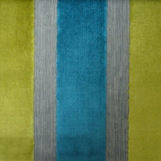 Lara's Velvet-Stripe-Teal by Europatex Fabric Lara's Velvet 57% Polyester / 43% Viscose China See Sample Horizontal: N/A and Vertical: N/A 55.00 inches  - Fabric Carolina -