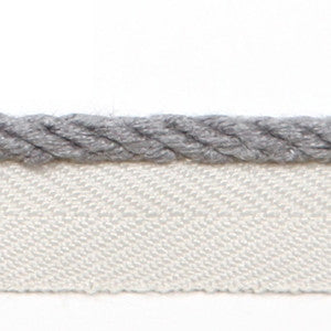 Le Lin Micro Cord Battleship by Europatex Fabric
