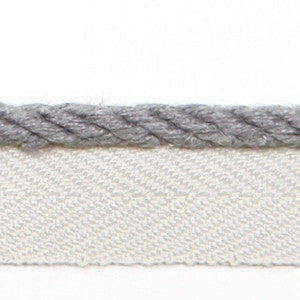 Le Lin 1/8'' Micro Cord Battleship by Europatex Fabric