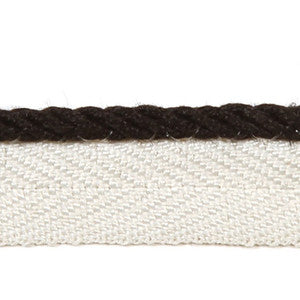 Le Lin Micro Cord Black by Europatex Fabric