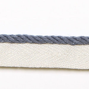Le Lin Micro Cord Blue by Europatex Fabric