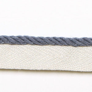 Le Lin 1/8'' Micro Cord Blue by Europatex Fabric