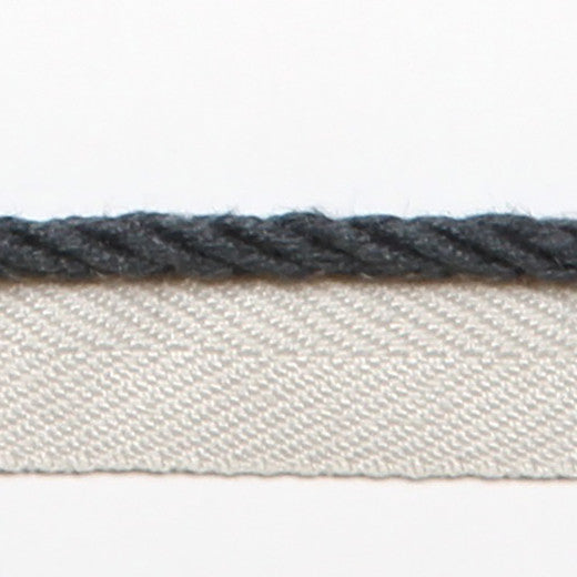 Le Lin 1/8'' Micro Cord - Blueberry by Europatex Fabric Le Lin Collection 63% Linen / 37% Rayon China See Sample Horizontal: N/A and Vertical: N/A 0.13 inches  - Fabric Carolina -