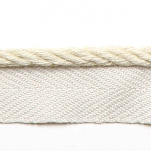 Le Lin 1/8'' Micro Cord Bone by Europatex Fabric