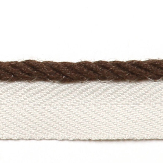 Le Lin 1/8'' Micro Cord - Brown by Europatex Fabric Le Lin Collection 63% Linen / 37% Rayon China See Sample Horizontal: N/A and Vertical: N/A 0.13 inches  - Fabric Carolina -