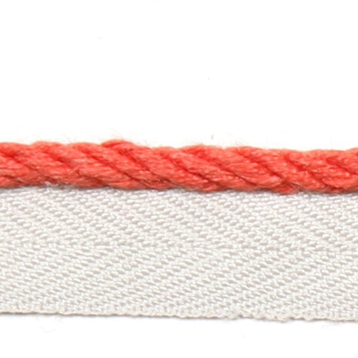 Le Lin Micro Cord Dark Coral by Europatex Fabric Le Lin 63% Linen, 37% Rayon 0.13 inches - Fabric Carolina -