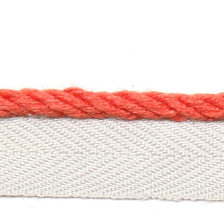 Le Lin Micro Cord Dark Coral by Europatex Designer Fabric Le Lin 63% Linen, 37% Rayon 0.13 inches - Swanky Fabrics -