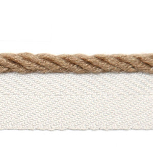 Le Lin 1/8'' Micro Cord Mocha by Europatex Fabric