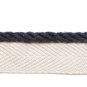 Le Lin Micro Cord Navy by Europatex Fabric