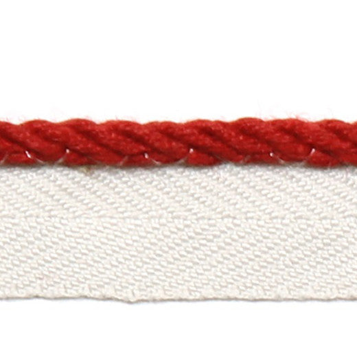 Le Lin 1/8'' Micro Cord - Rouge by Europatex Fabric Le Lin Collection 63% Linen / 37% Rayon China See Sample Horizontal: N/A and Vertical: N/A 0.13 inches  - Fabric Carolina -