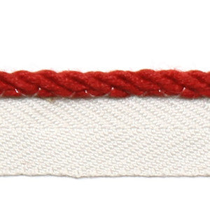 Le Lin 1/8'' Micro Cord Rouge by Europatex Fabric