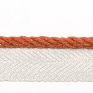 Le Lin 1/8'' Micro Cord Rust by Europatex Fabric